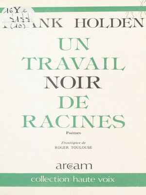 cover image of Un travail noir de racines